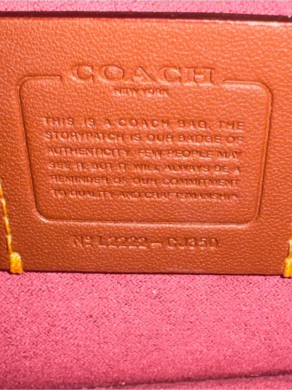 Coach Tabby Pink Leather Crossbody with Chain NWOT